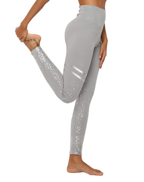 Shimmer Magic Leggings - Grey/Silver