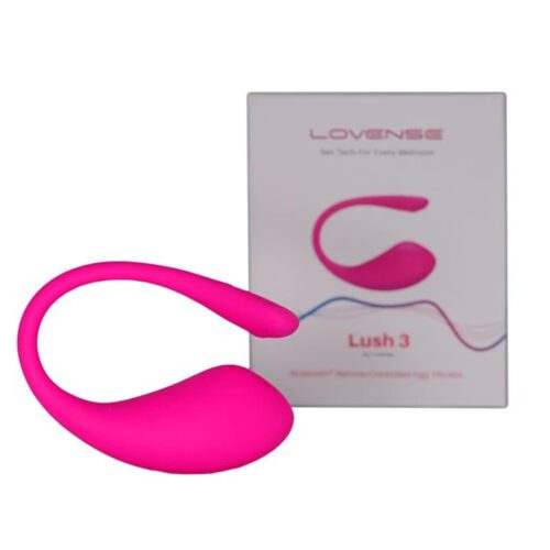 Lush 3 Pink Egg Vibrating Bluetooth Wearable