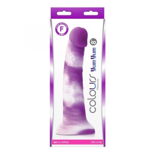 Colours Yum Yum 8″ Dildo Purple 1