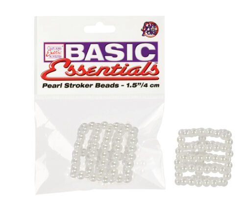 Basic Essentials – Pearl Stroker Beads – 5 Rings – 1.5 Inches