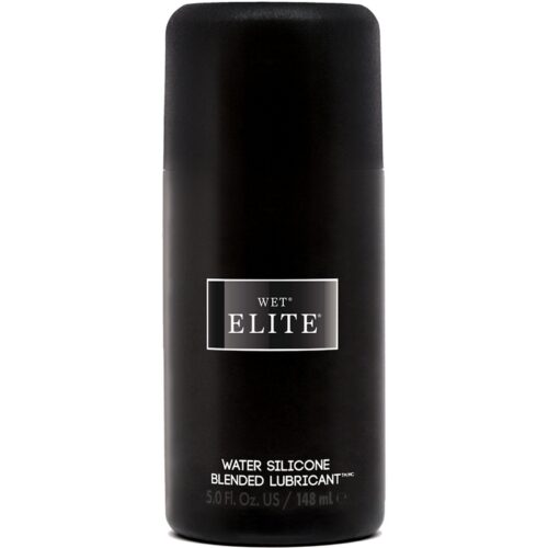 5 oz Wet Elite Black Water Silicone Blend Lube 1