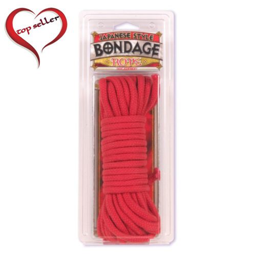 Japanese Style Bondage Rope Red 1