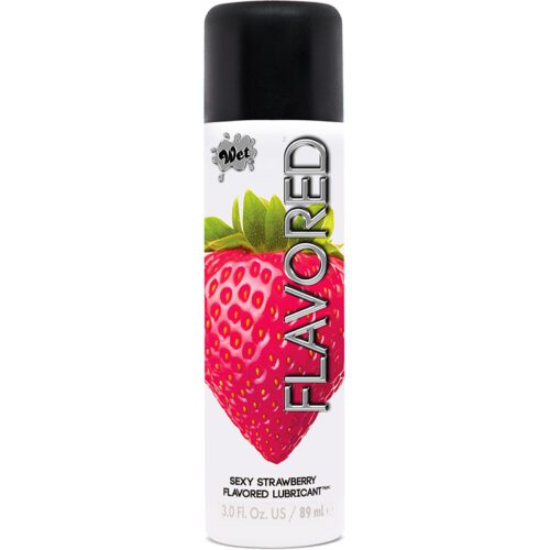 3 oz. Wet Flavored Lubricant Strawberry