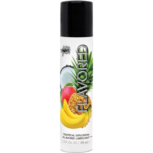 1 oz Wet Flavored Lube Tropical Explosion 1