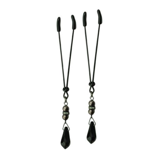 Lavish Black Pearl Tweezer Clamps SPF-116 1