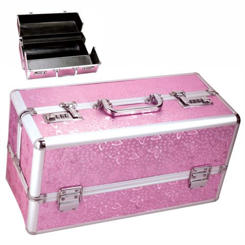 Large Lockable Vibrator Case Pink 1