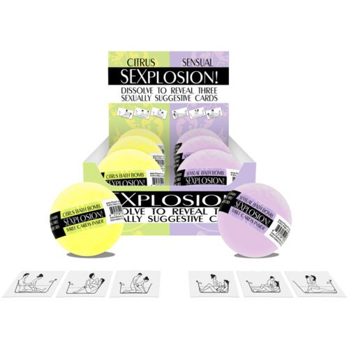 Sexplosions! Bath Bombs Box of 6 1