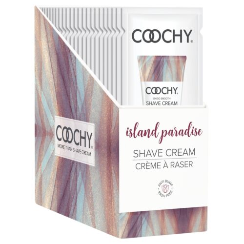 15 ml Coochy Shave Cream Island Paradise Display of 24 Foils