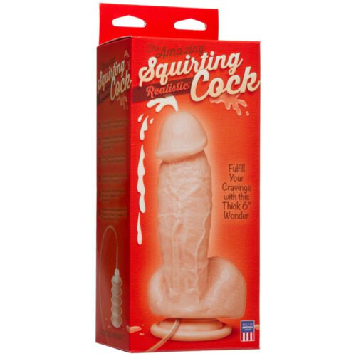 The Amazing Squirting Realistic® Cock White