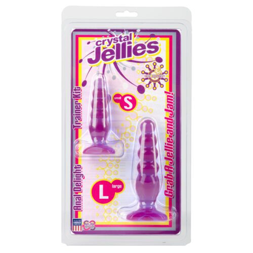 Crystal Jellies Anal Trainer Kit Purple