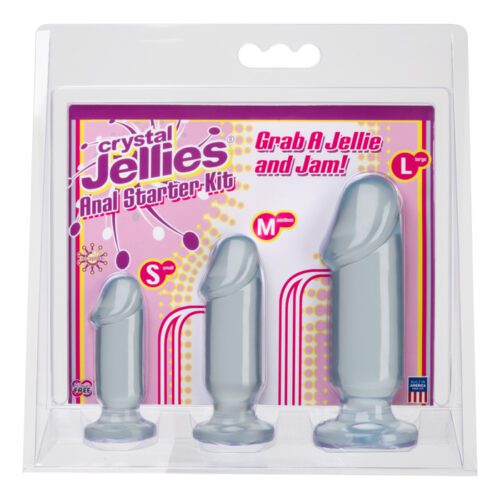 Crystal Jellies Anal Starter Kit Clear