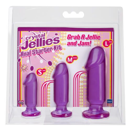 Crystal Jellies Anal Starter Kit Purple