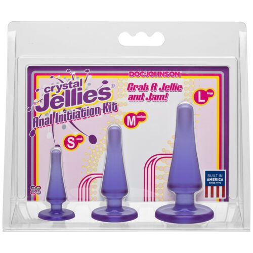 Crystal Jellies Anal Initiation Kit Purple