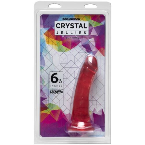 Crystal Jellies® Slim Dong 6.5 Pink