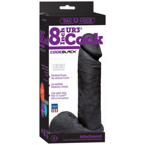 CodeBlack Vac-U-Lock 8″ UR3® Cock