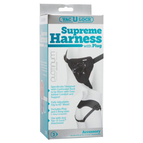 Vac-U-Lock Platinum Edition Supreme Harness Black