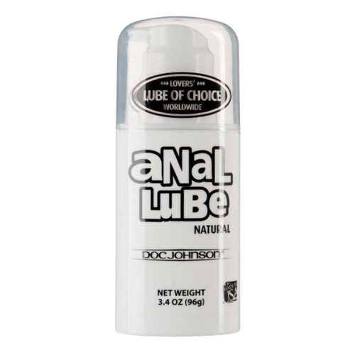 3.4 oz Airless Pump Anal Lube Natural