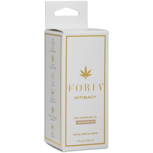 Foria Massage Oil 4 oz Lemongrass