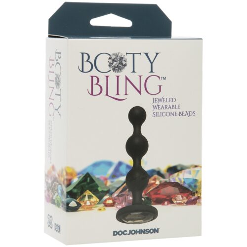 Booty Bling Silicone Beads Silver