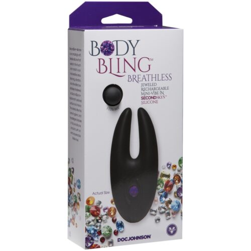 Body Bling Breathless Rechargeable Mini Vibe Purple 1