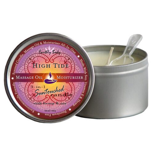 6.8 oz. Round Tin Massage Candle High Tide