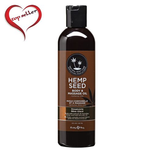 8 oz. Hemp Seed Massage Oil Dreamsicle