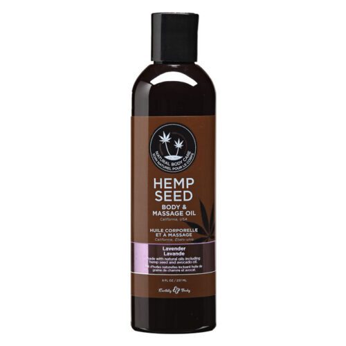 8 oz. Hemp Seed Massage Oil Lavender