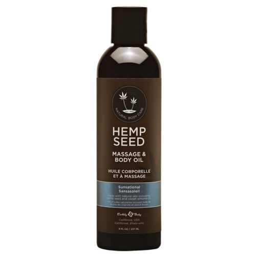 8 oz. Hemp Seed Massage Oil Sunsational