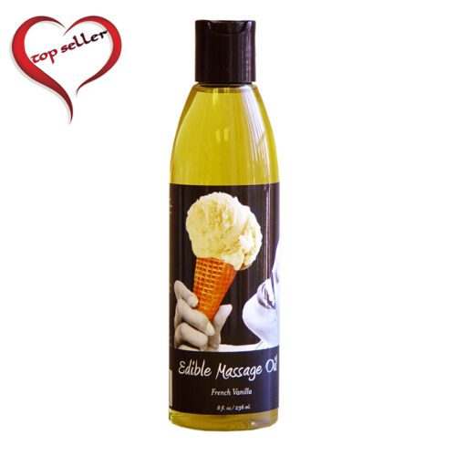 8 oz. Edible Massage Oil Vanilla