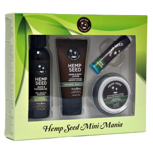 Earthy Body Hemp Seed Mini Mania Set Guavalava