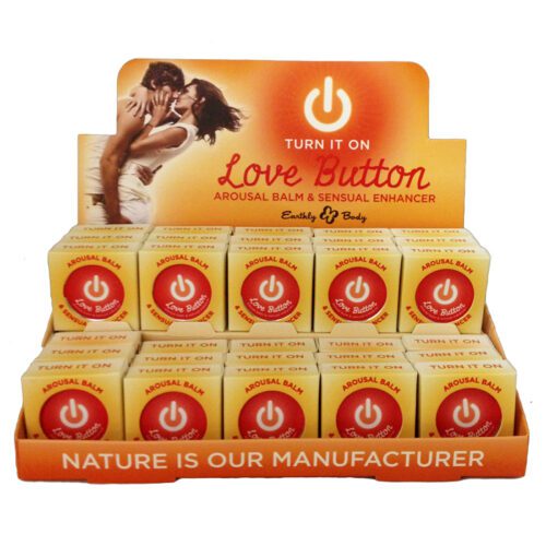 Love Button Arousal Balm For Him & Her Basket of 30