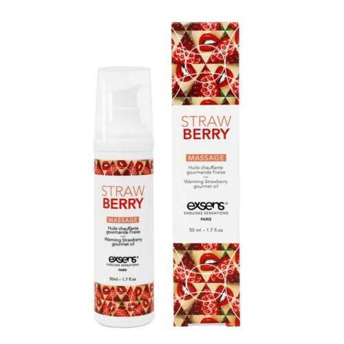 50 ml Warming Gourmet Massage Oil Strawberry