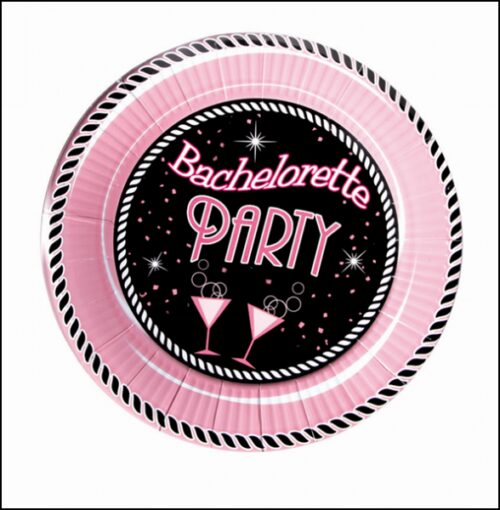 7” Bachelorette Party Plate Medium Size – Pack of 10