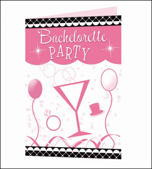 Bachelorette Party Invitation Cards 10 Pack