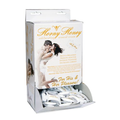 Horny Honey Arousal Cream Pillow Pack Box of 144