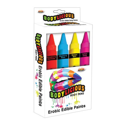 Bodylicious Edible Body Pens-4 Asst Flav 1