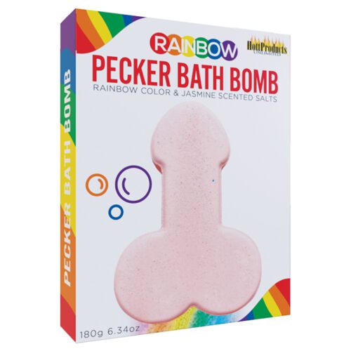 Rainbow Pecker Bath Bomb