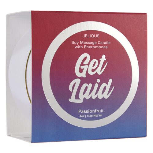 Jelique Products 4 oz Massage Candle Get Laid Passion Fruit