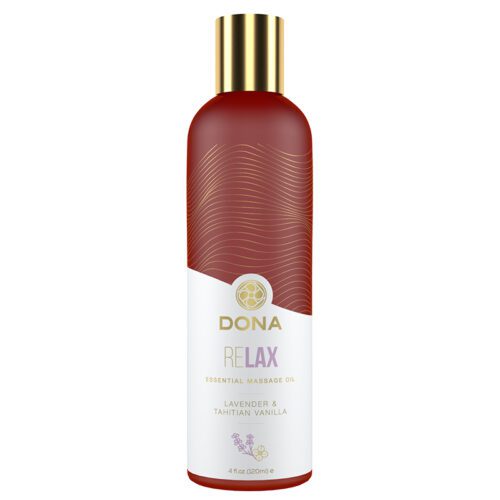 DONA Essential Massage Oil Relax Lavender Tahitian Vanilla