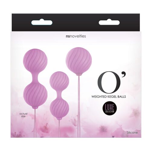 Luxe O' Weighted Kegel Balls Pink