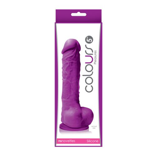 Colours Pleasures 5″ Dildo Purple