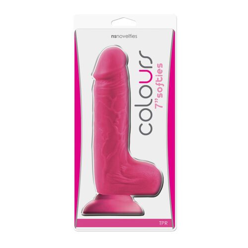 Colours Softies 7″ Dildo Pink