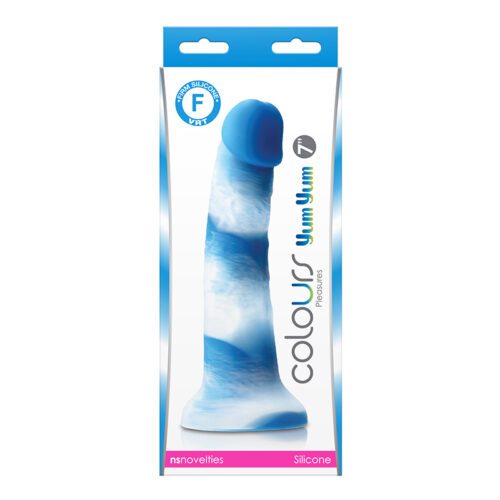 Colors Pleasures 7” Yum Yum Dildo Blue