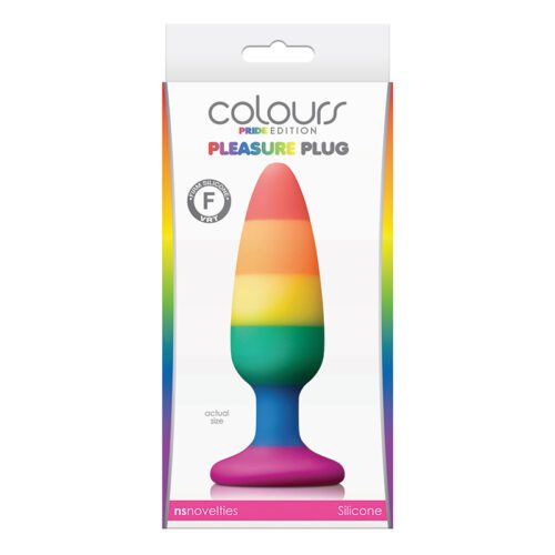 Colours Pride Edition Pleasure Plug Medium Rainbow