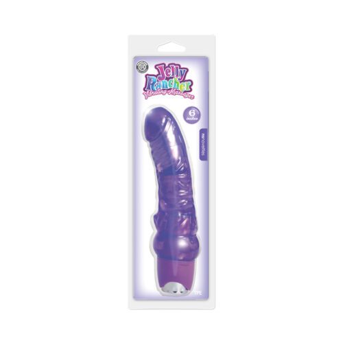 Jelly Rancher Vibrating Massagers 6 inch Purple