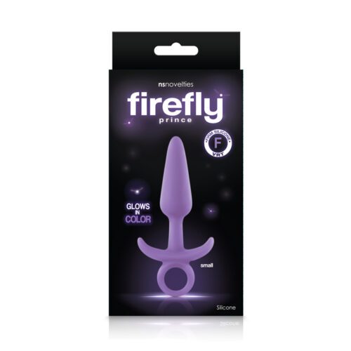 Firefly Prince Sm GID Silic Plug - Purp 1