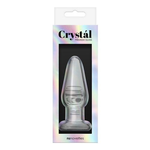 Crystal Medium Tapered Plug Clear