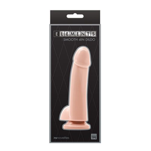 Elements Smooth 4” Dildo White