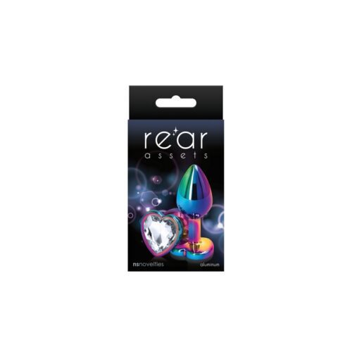 Rear Assets Multicolor Heart Small-Clear