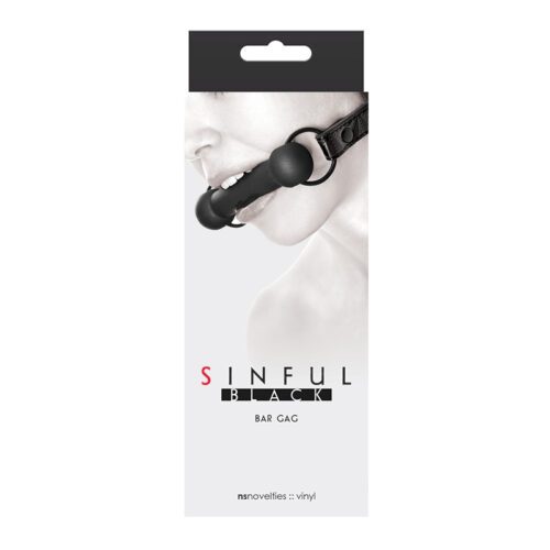 Sinful Bar Gag - Black